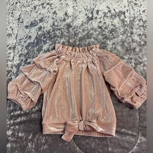Metallic Stripe Toddler Set